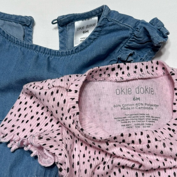 2X Okie Dokie Girl Summer Dress Size 6 months - Picture 2 of 7